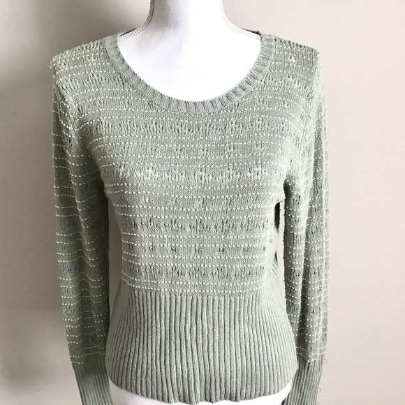 RARE Vintage Pointelle Beaded Sweater ASO Rory Gilmore in Gilmore Girls - Picture 14 of 16